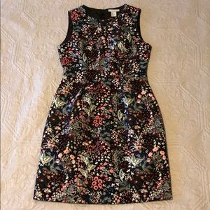 Floral patterned, sophisticated cocktail dress H&M